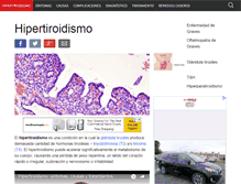 Tablet Screenshot of hipertiroidismo.org
